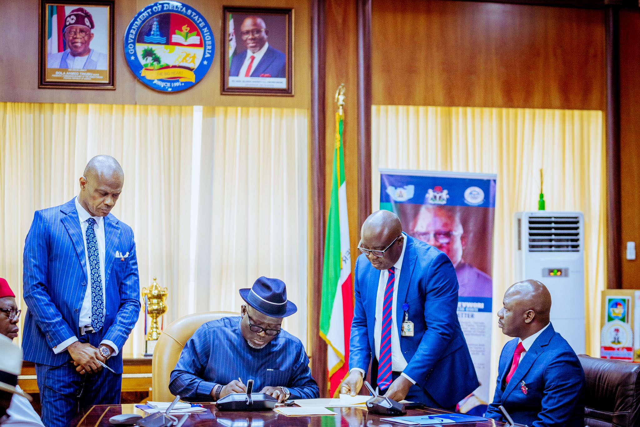 Moment Gov. Oborevwori Signs 2024 Appropriation Bill into Law...details